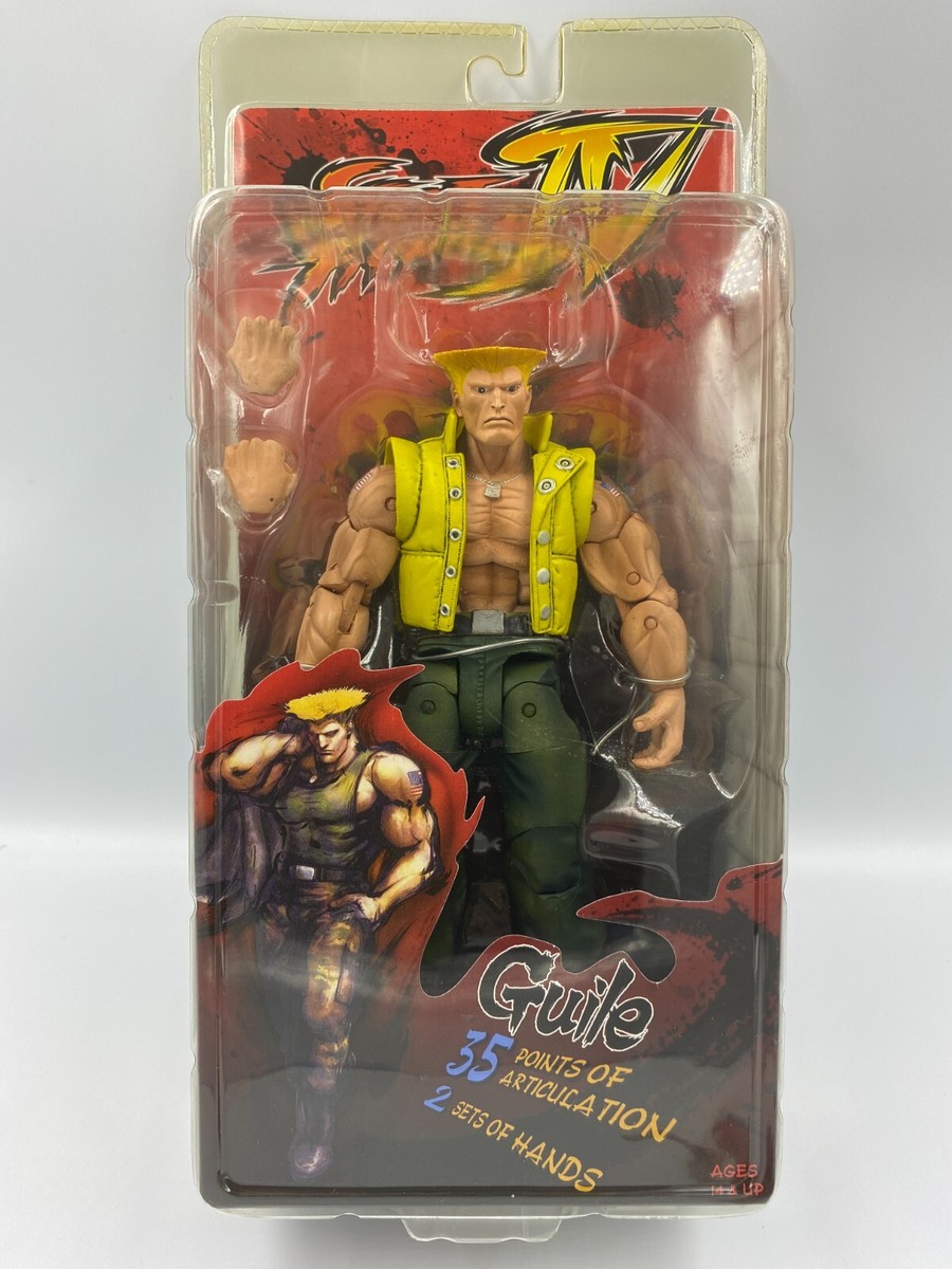 Neca Street Fighter IV 4 SDCC 2009 Guile In Charlie Costume Sealed