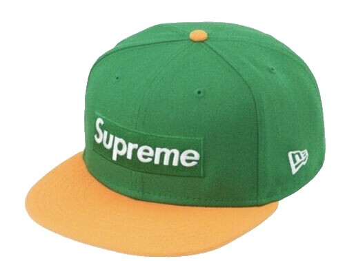Supreme Undisputed Box Logo New Era hat Fitted Dark Green Size 7 1