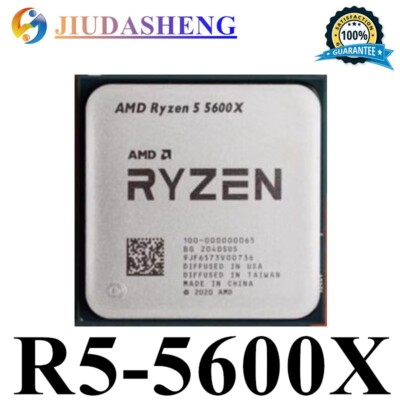 AMD Ryzen 5 5600X CPU 3.7-4.6GHz 6CORE 12Thr Socket AM4 65W