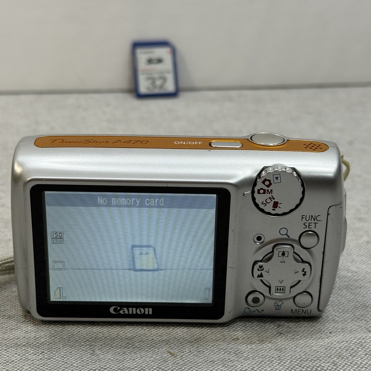 Canon PowerShot A470 7.1MP Digital Camera - Gray for sale online