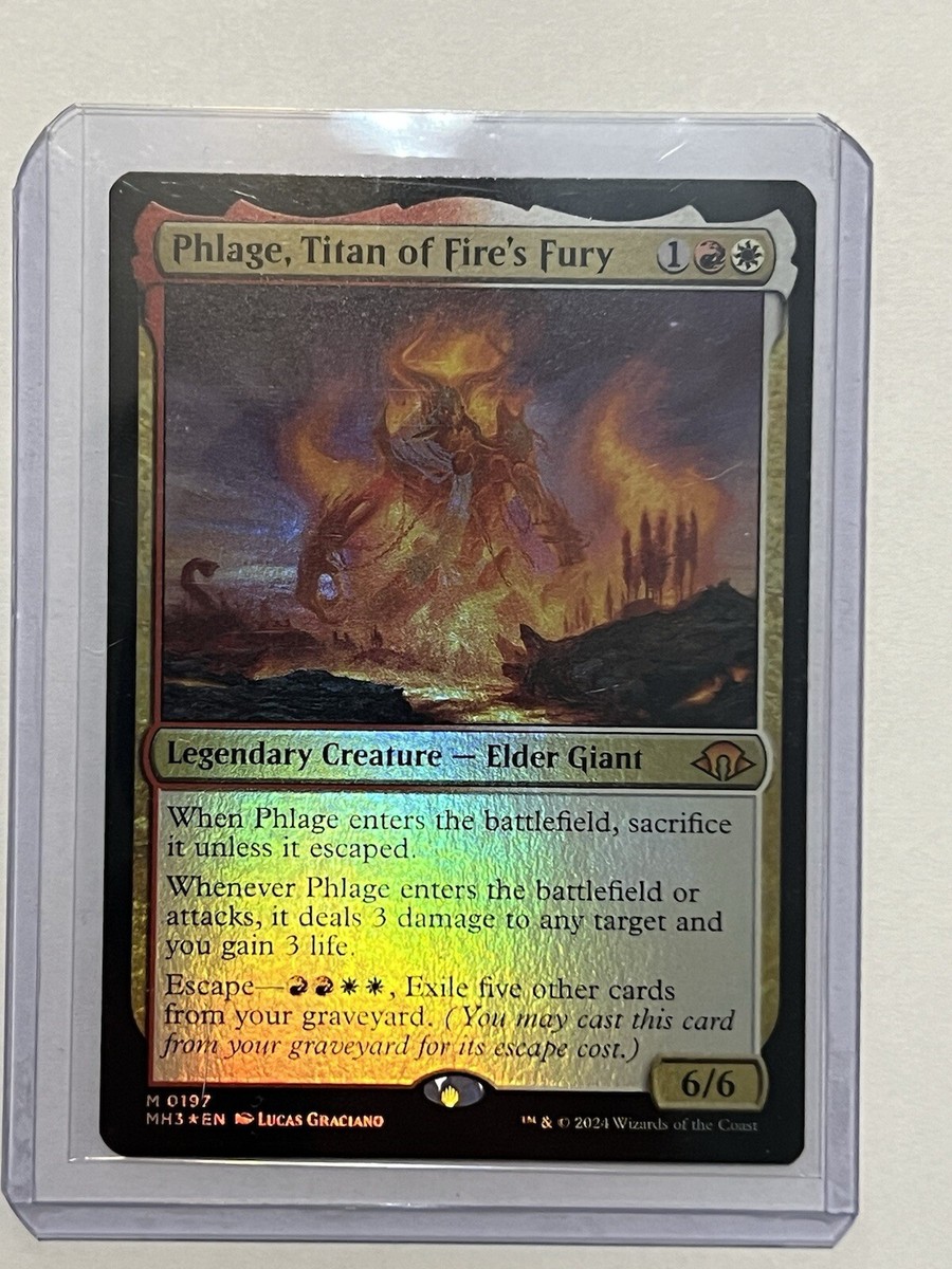 MTG Phlage, Titan of Fire's Fury - Foil, NM-Mint, English Modern