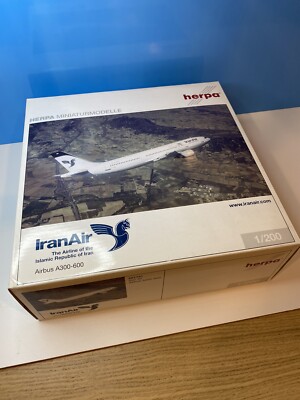 Iran Air A300-600 EP-IBA Herpa 1/200 | eBay