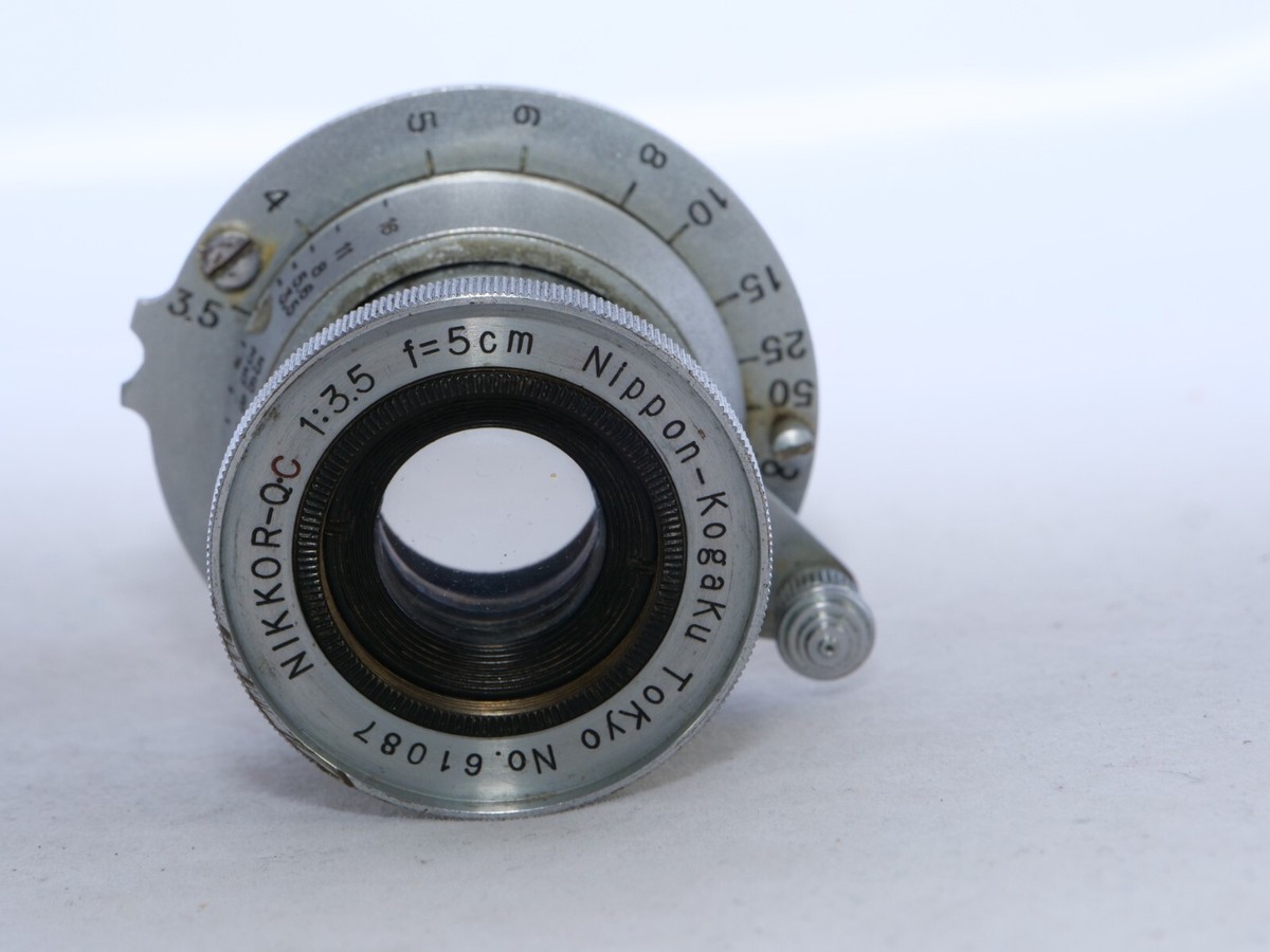 Canon Seiki-Kogaku S-II camera, Nikkor-QC 5cm f3.5 lens. Circa