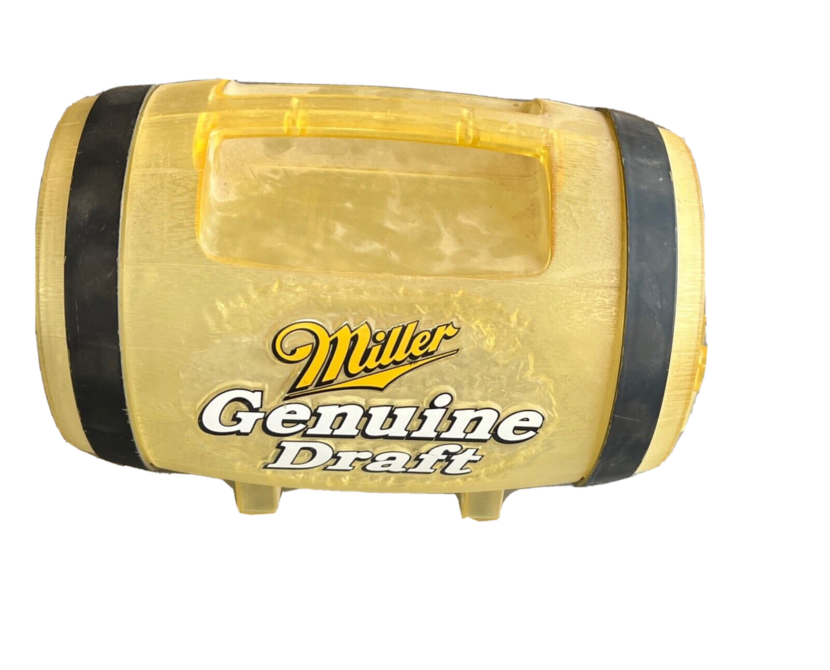 Miller Genuine Draft MGD 64oz Mini Beer Keg Barrel Man Cave Tavern