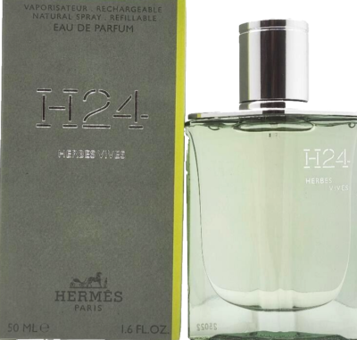 HERMES H24 HERBES VIVES EAU DE PARFUM REFILLABLE SPRAY FOR MEN 1.6