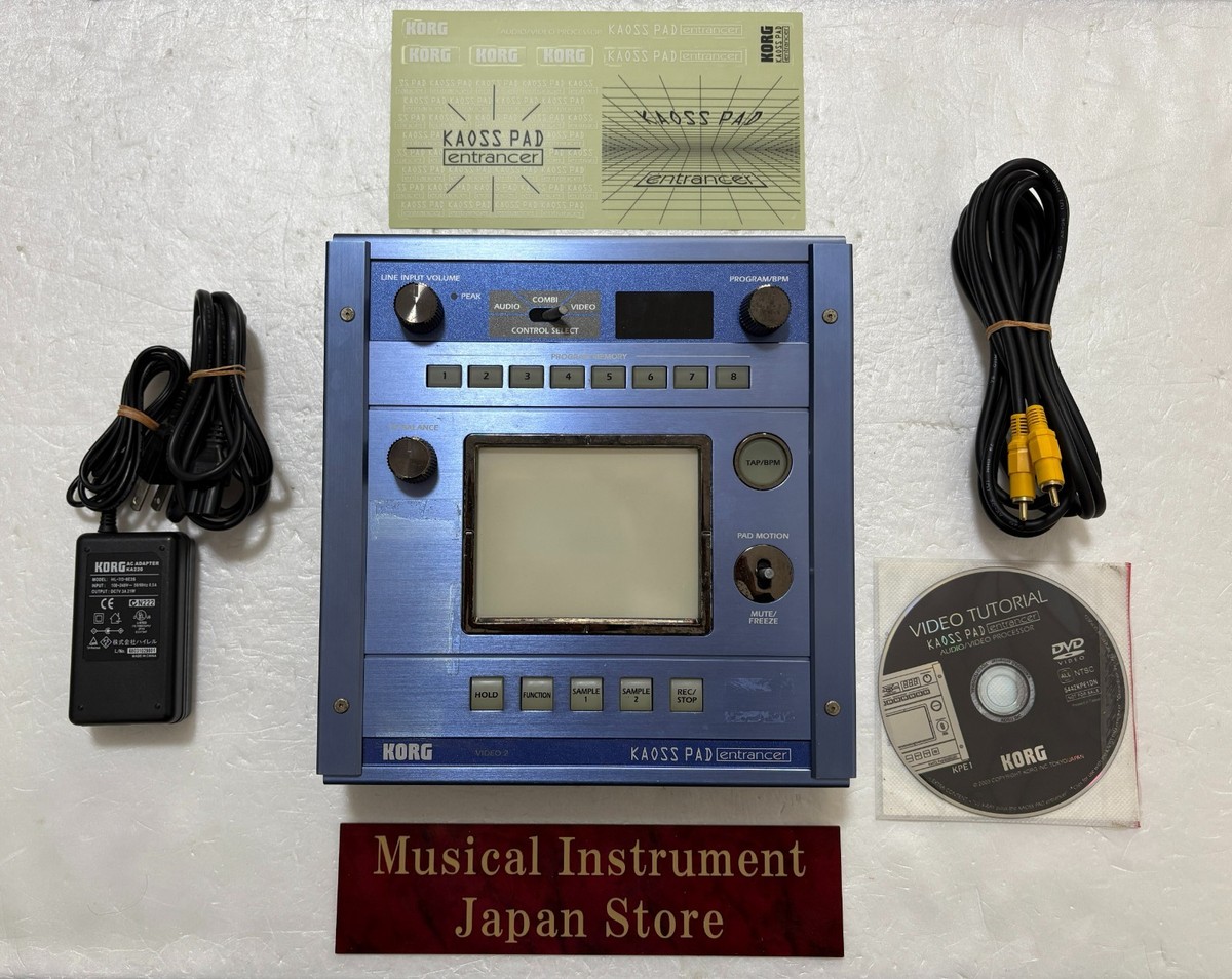 Korg Kaoss Pad entrancer KPE1 Audio Video Processor with Power