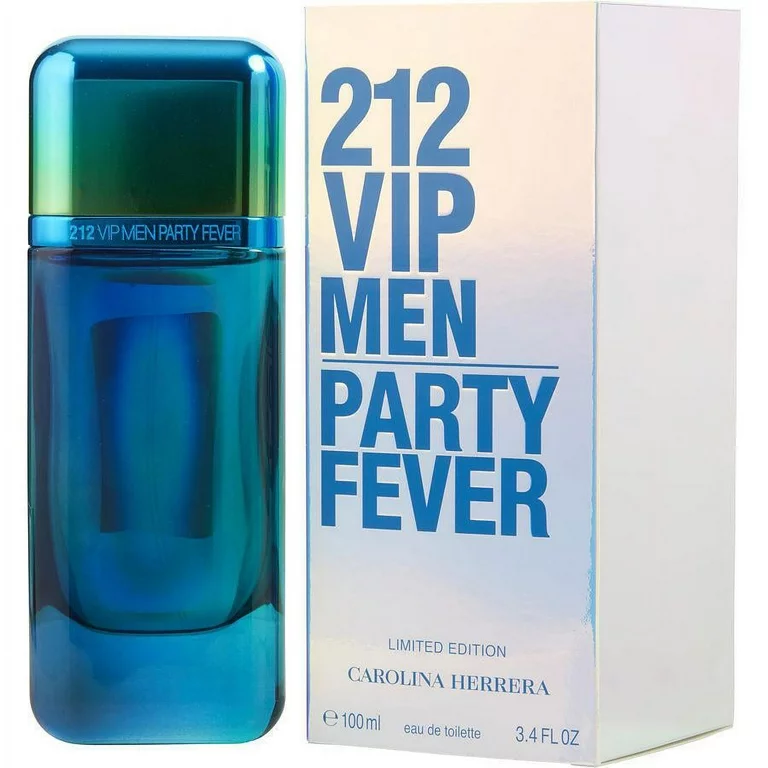 Men Carolina Herrera 212 Vip Party Fever 100ml 3.4 fl oz EDT NEW