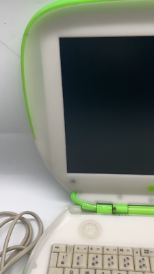 Apple iBook G3 466MHz 320MB/DVD/Key Lime AC100V | eBay