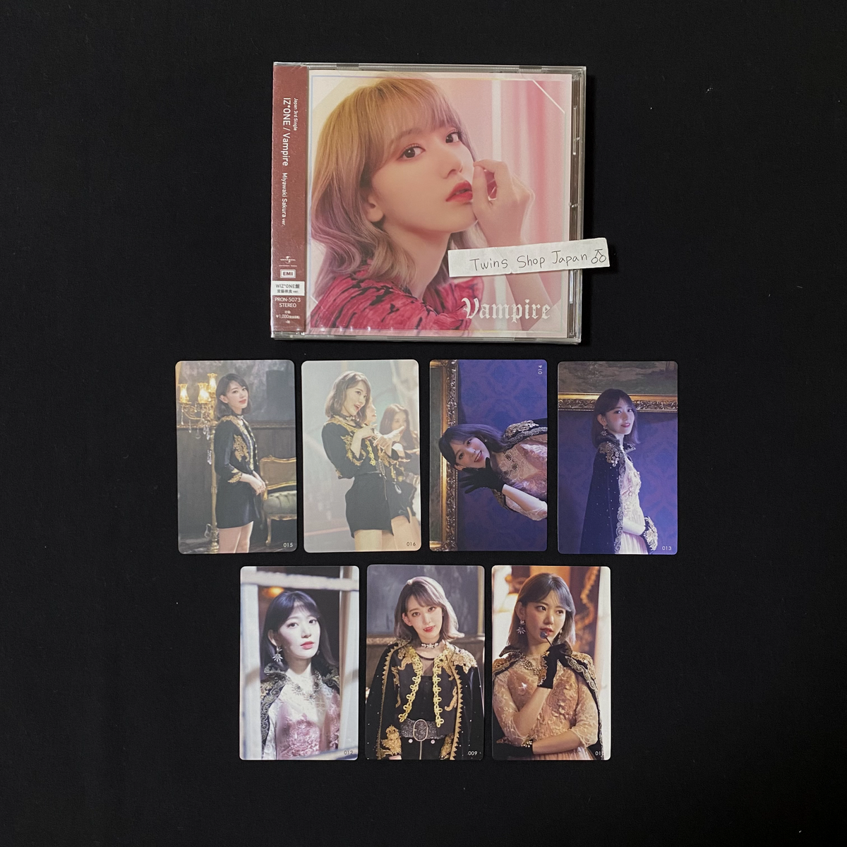 IZ*ONE Japan 3rd single Vampire CD Photocard Photo set IZONE IVE