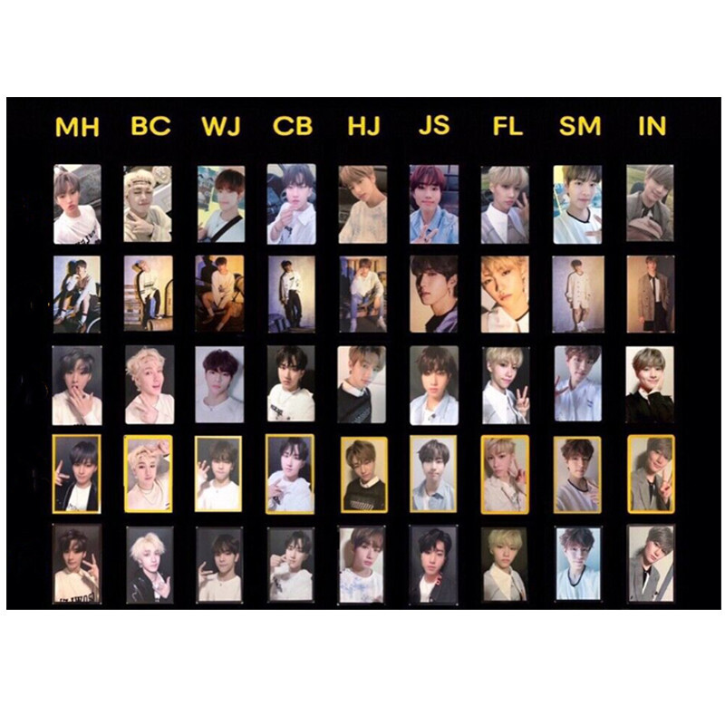 Kpop STRAY KIDS Cle 2: Yellow Wood Photocard Self Made Autograph