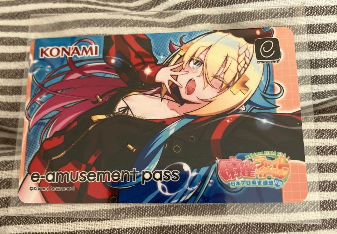 NEW Konami e-AMUSEMENT PASS Card Mahjong Fight Girl arcade From
