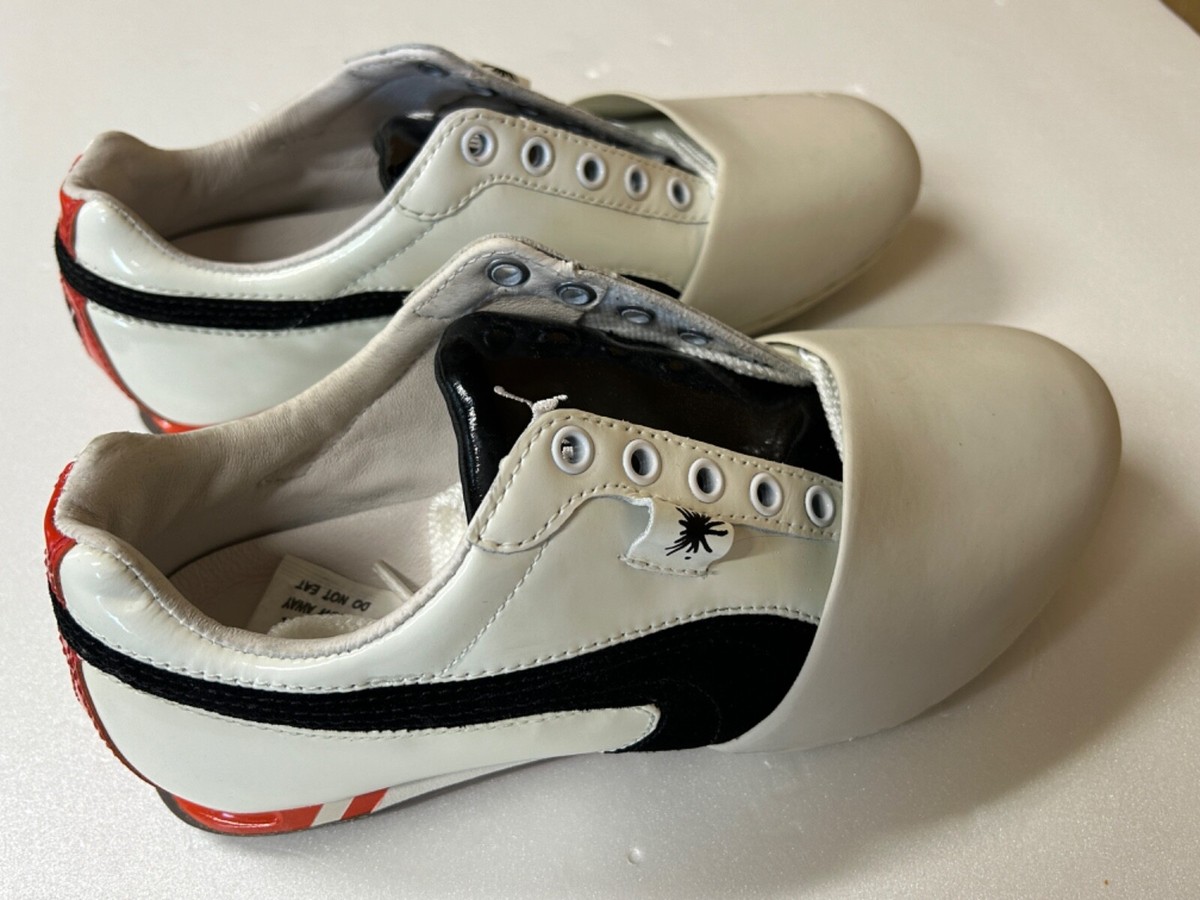 Puma Mihara Yasuhiro MY-8 WHITE/BLACK WITH ORANGE ACCENTS SIZE US