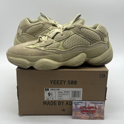 Size 9.5 - adidas Yeezy 500 Super Moon Yellow Suede (DB2966