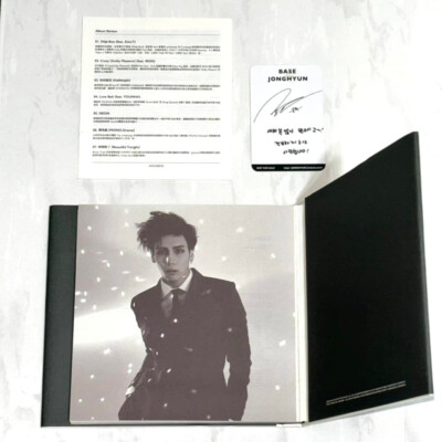 Jonghyun (Shinee) 2015 Base (Green Ver) 1st Mini Album Taiwan CD +