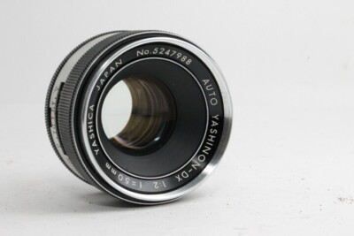 Yashica Auto Yashinon-DX 50mm F/2 Vintage Prime Lens M42 | eBay
