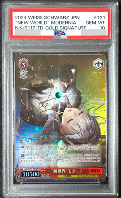 PSA 10 Weiss Schwarz Nikke Modernia New World NIK/S117-T21 SP