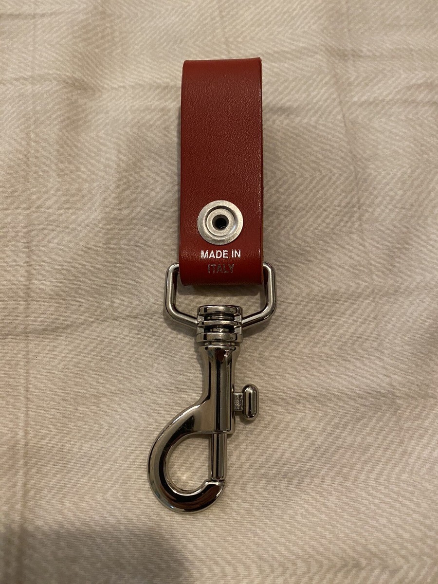 Supreme Logo Red Leather Key loop FW21 | eBay