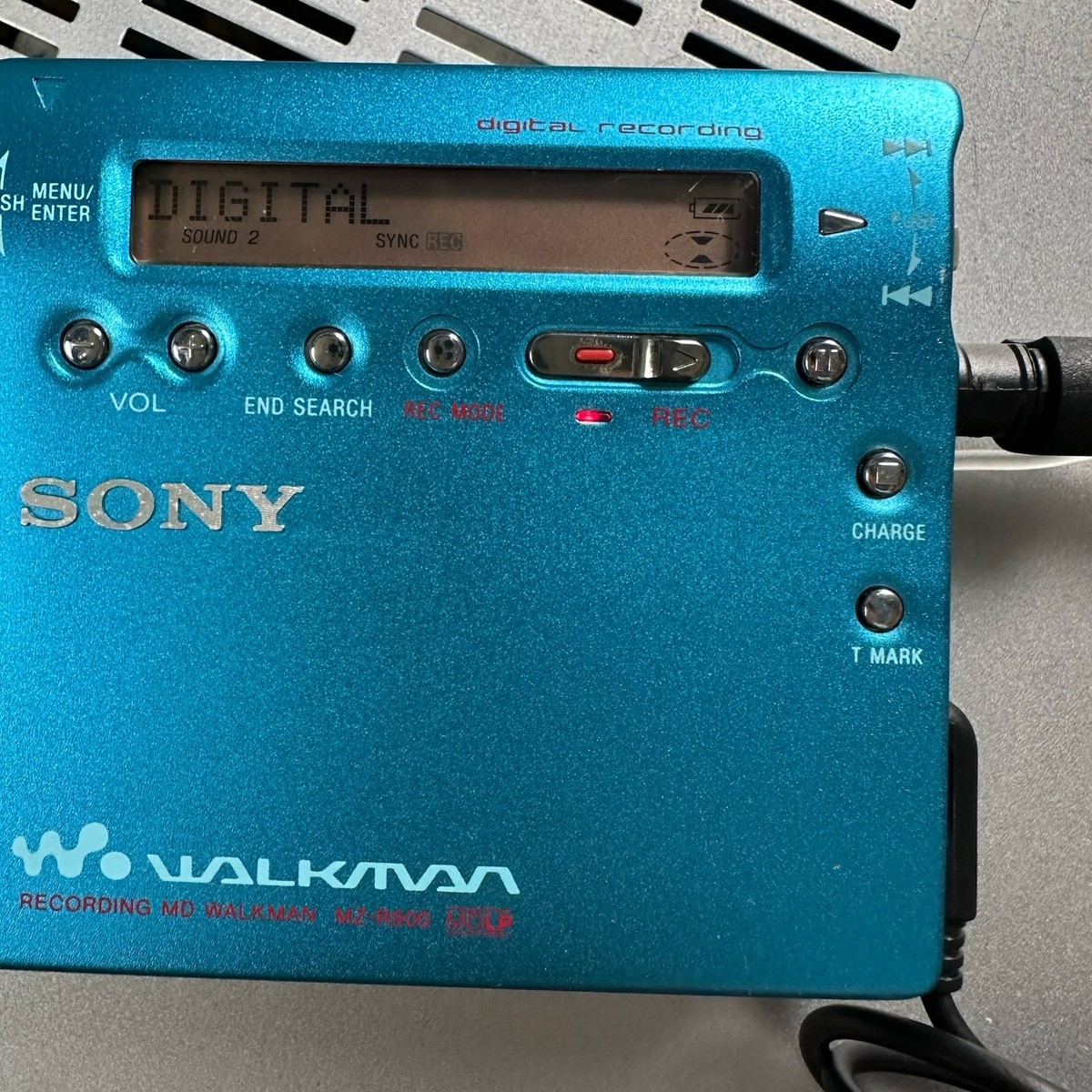 SONY MZ-R900 RECORDING MD WALKMAN Blue Tested working | eBay