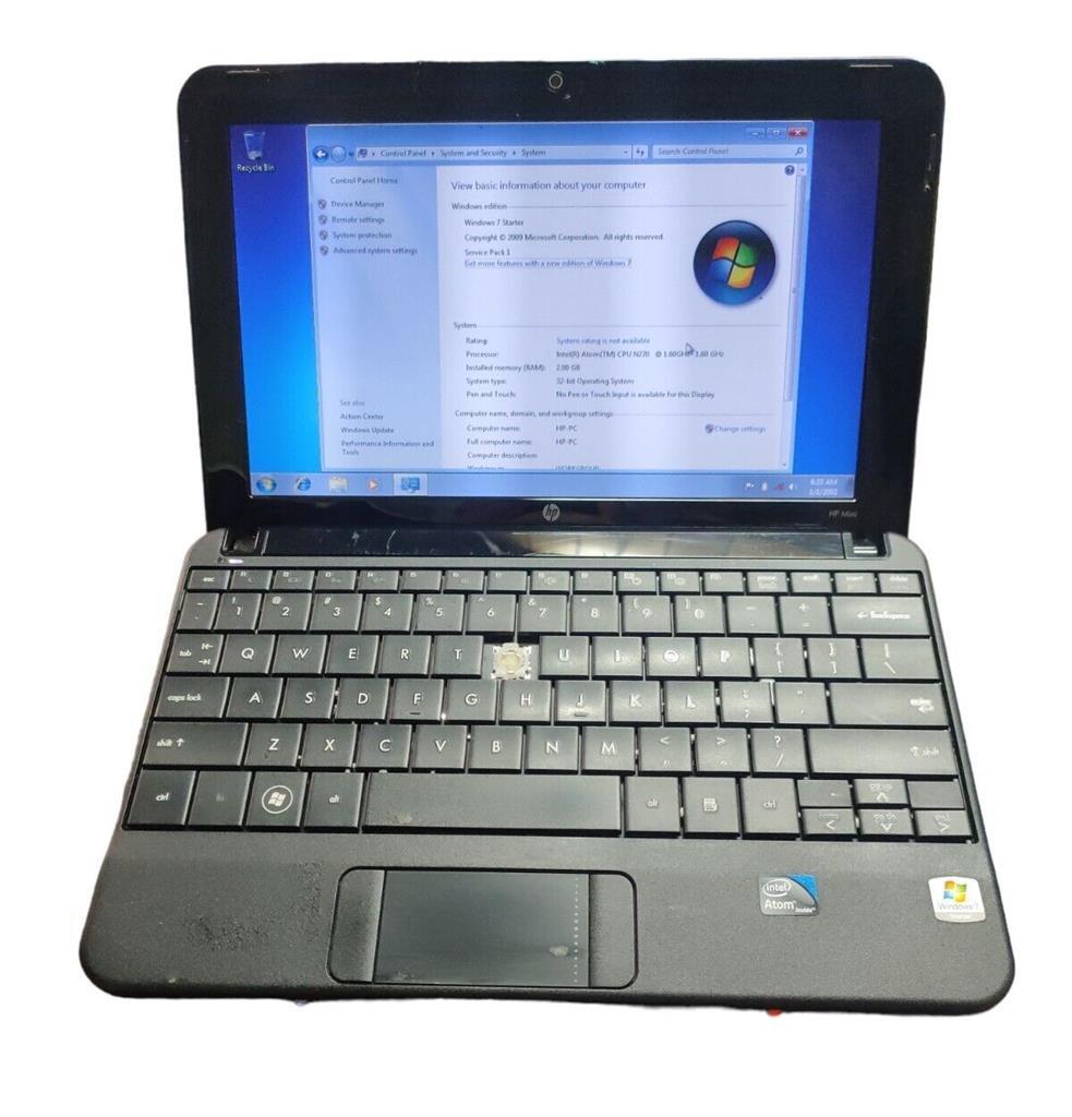HP Mini 110 HSTNN-I70C 10.1