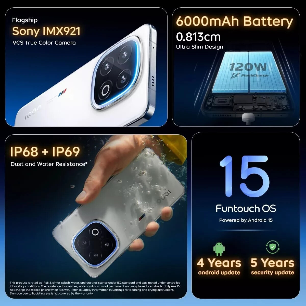 iQOO 13 5G Factory Unlocked Dual SIM Global ROM 12GB RAM 256GB