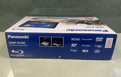 Panasonic Portable Blu Ray Player DMP-B100 With Remote/ Car