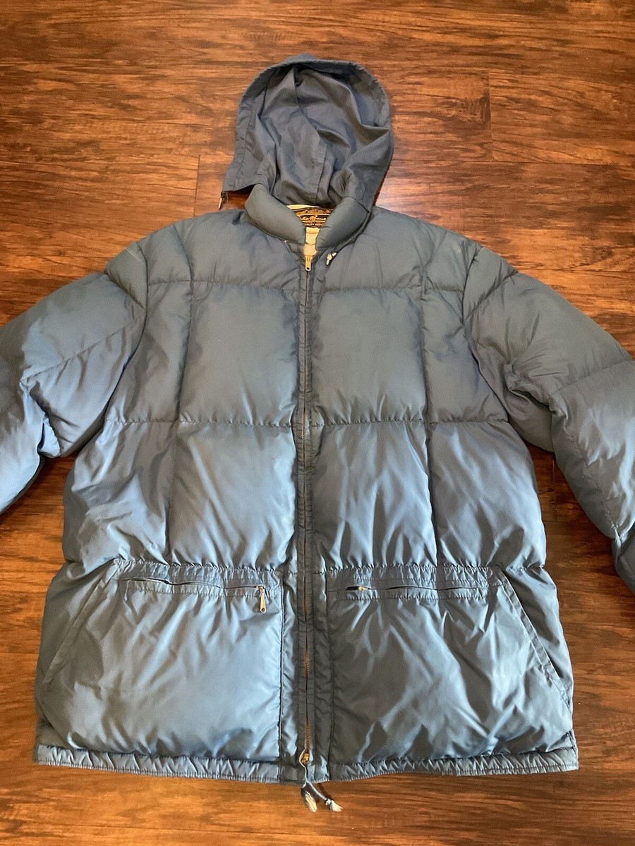 Eddie Bauer Premium Quality Goose Down Jacket Made In USA 1970s