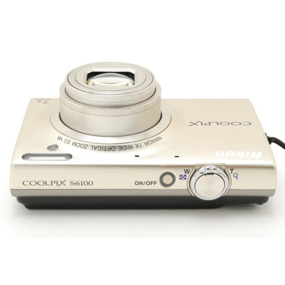 Nikon COOLPIX S6100 CCD digital camera 16MP 7x optical zoom Built