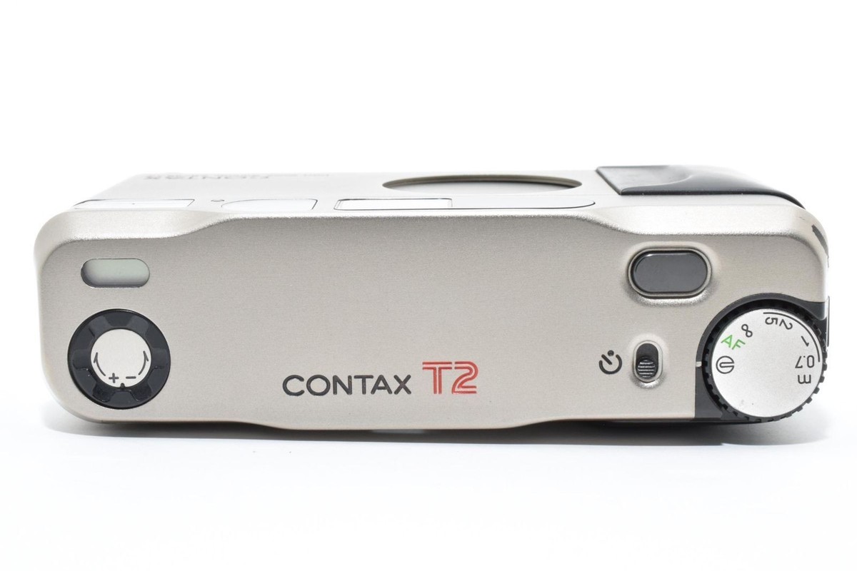 CONTAX T2 Carl Zeiss Sonnar 2.8/38 T Compact Film Camera Silver