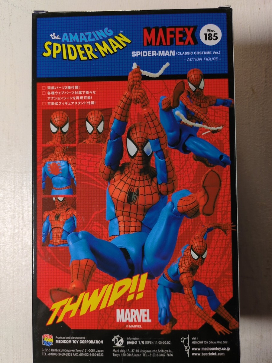 Mafex No.185 Spider-Man (Classic Costume Ver.) Reissue Action