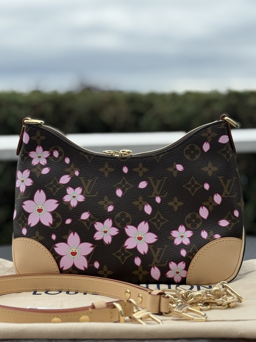 Brand New Louis Vuitton X Takashi Murakami 2025 Boulogne PM Cherry