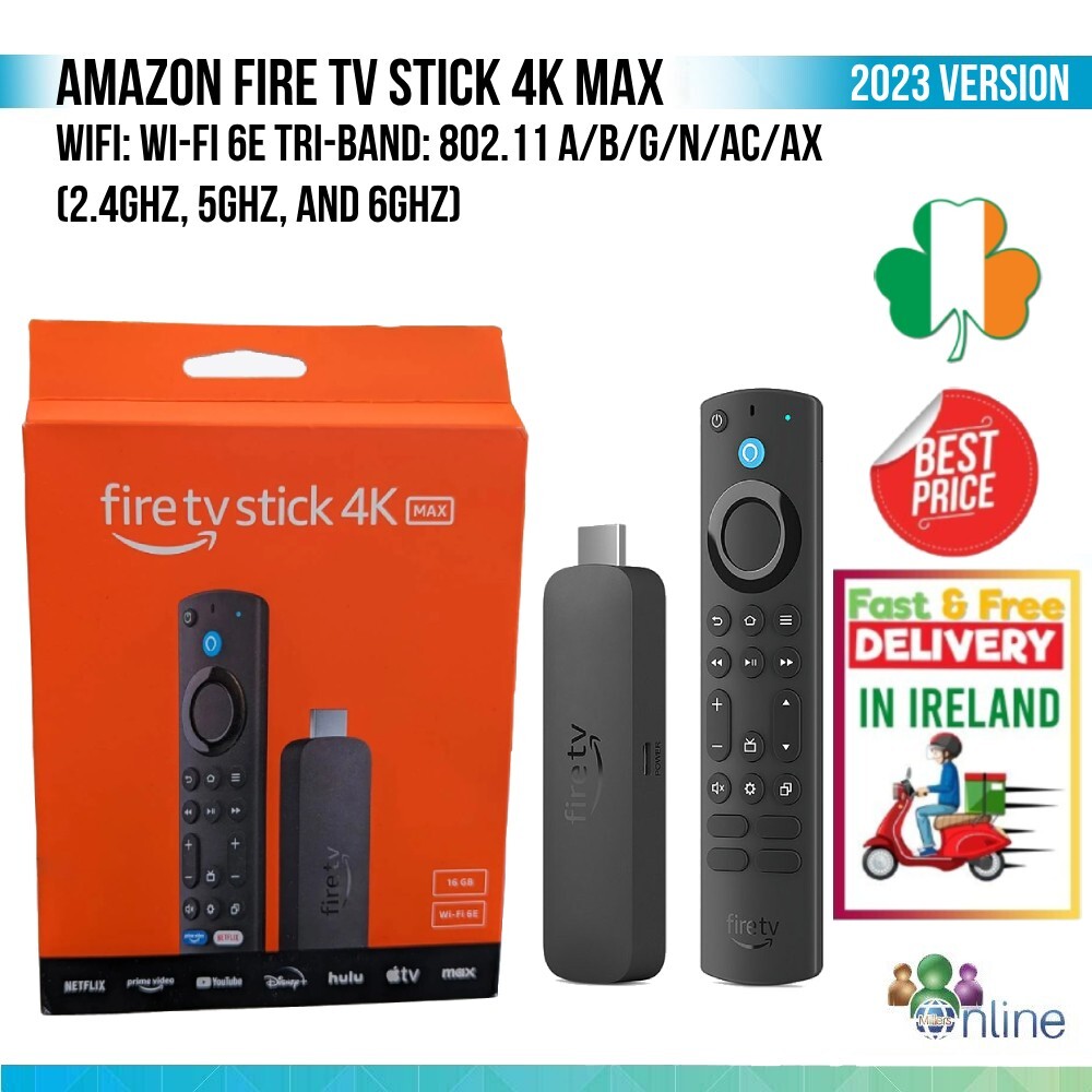 Amazon Fire TV 4K Max Wi-Fi 6 Alexa Voice Remote Streaming Stick