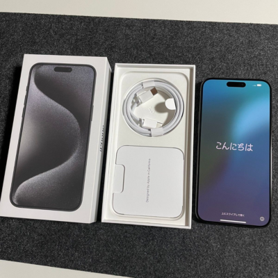 Apple iPhone 15 ProMax 256GB UNLOCKED Black Titanium Dual SIM Free