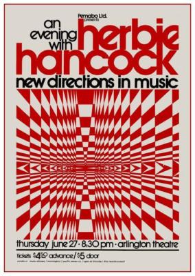 Herbie Hancock * POSTER * Live Concert - JAZZ FUSION Keyboard