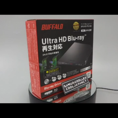 BUFFALO UHD BD compatible portable Blu-ray drive black BRUHD-PU3