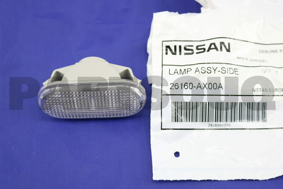 26160AX00A Genuine Nissan LAMP ASSY-SIDE FLASHER 26160-AX00A | eBay
