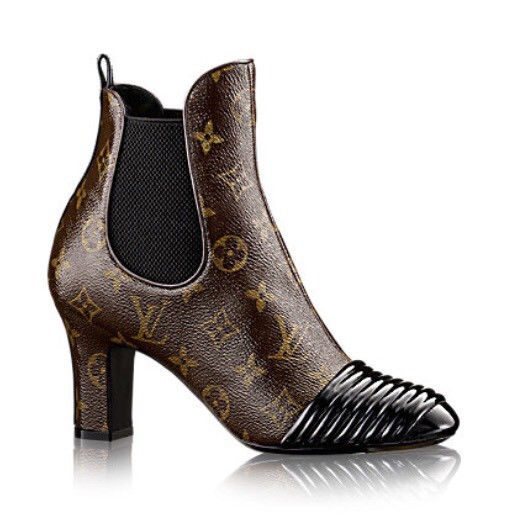 New in Box Louis Vuitton Brown Monogram REVIVAL Ankle Boot Shoes