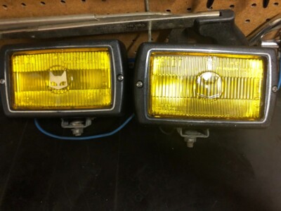 Vintage S.E.V Marchal 850 852 859 Yellow Lens Driving / Fog Lamps
