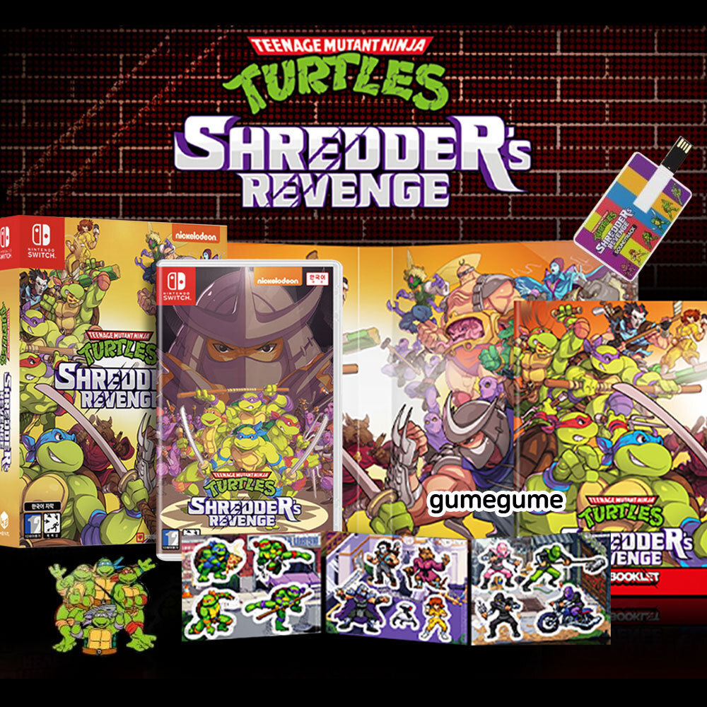 Teenage Mutant Ninja Turtles Shredder's Revenge Limited Korean