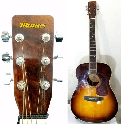 Acoustic Guitar Morris MF-306 TS 1998 Folk Sunburst S/N 8010067