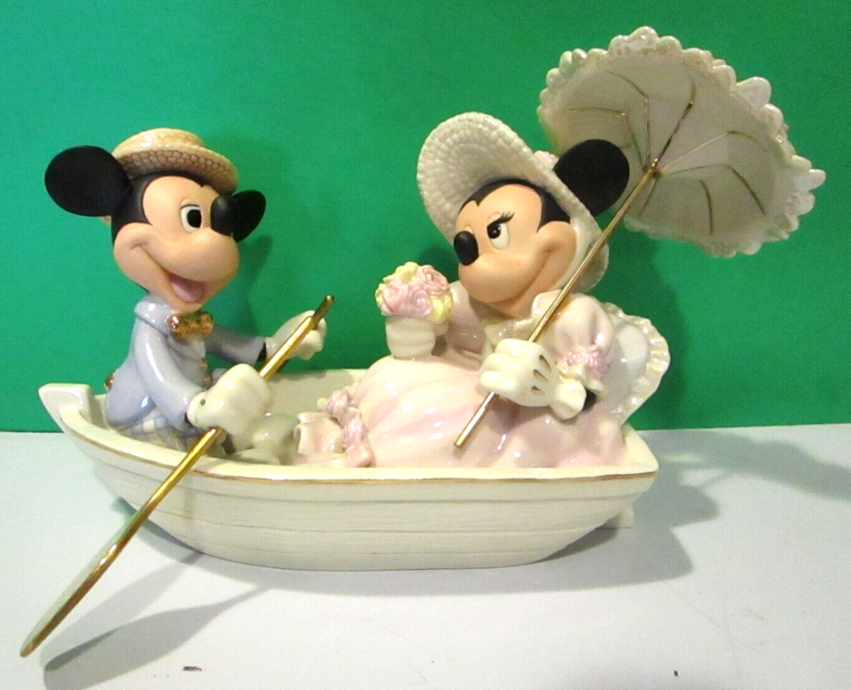 ディズニー ミッキーとミニーのRowboat Romance レノックス 陶器