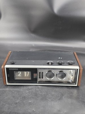 Vintage PANASONIC RC-7469 AM/FM Alarm Flip Clock Radio Japan | eBay