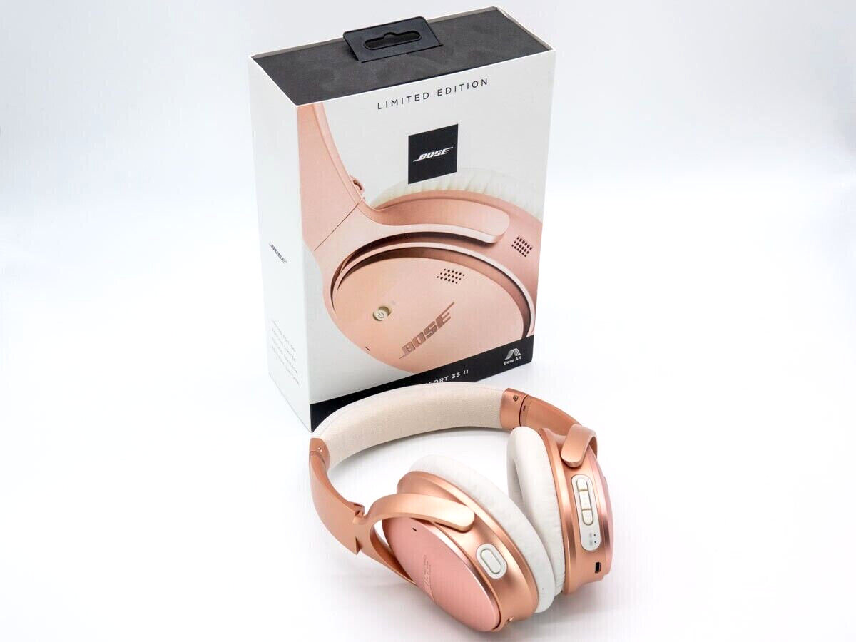 NEW Bose Quiet Comfort 35 II LIMITED EDITION Headphones PINK Rose