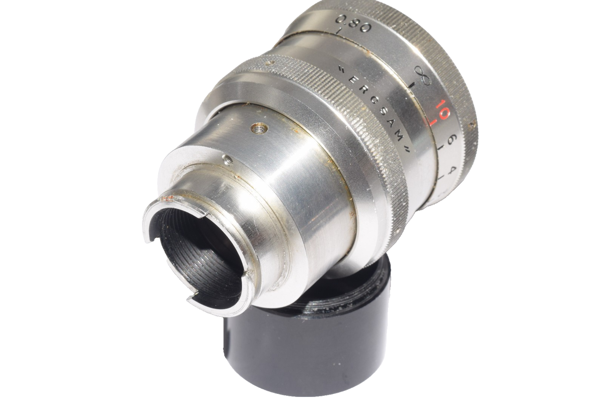 Som Berthiot Cinor 3.5 F=50mm ERCSAM #N59951 Lens w/Shade hood
