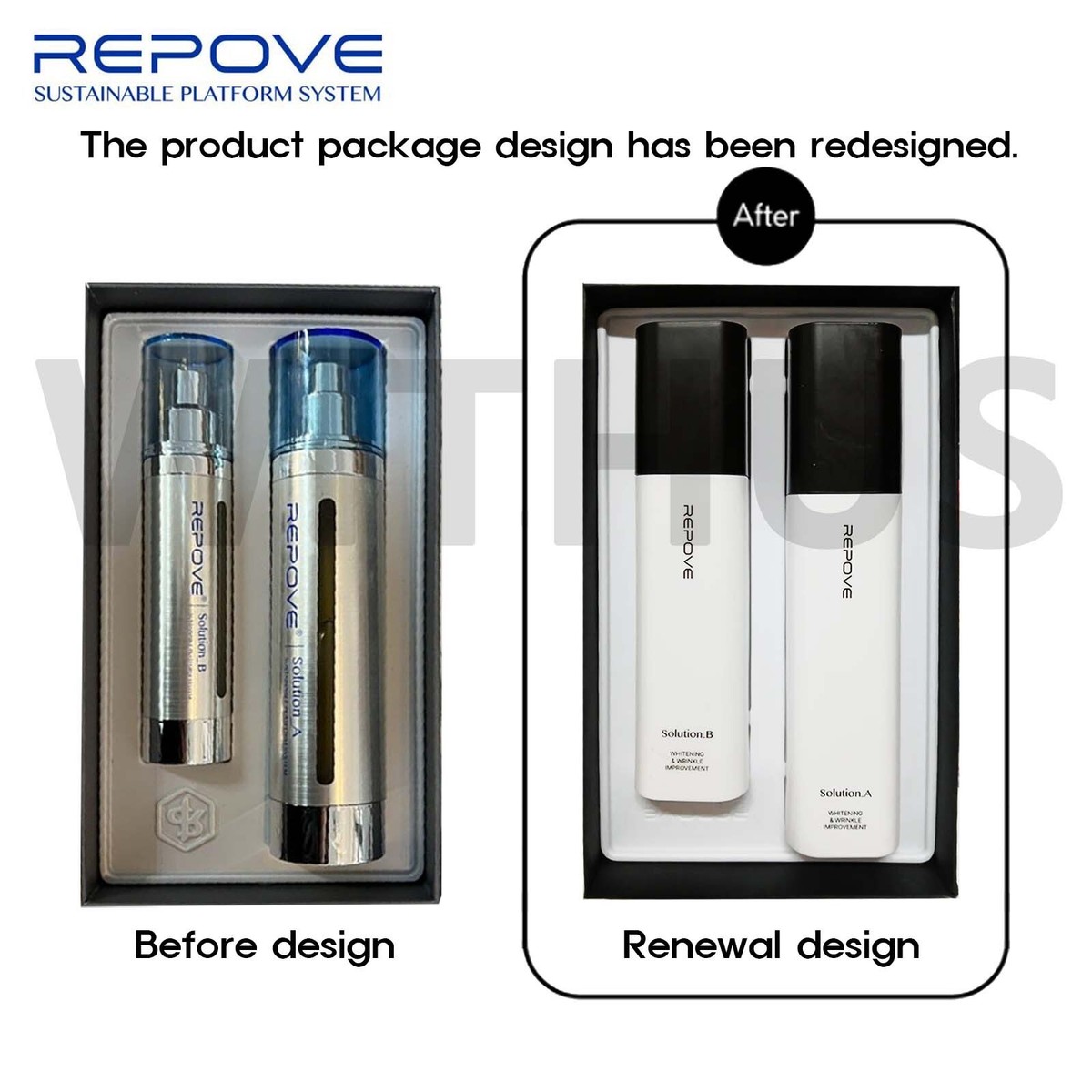 Repove 6G AB Solution Set (120ml,50ml / 4 oz,1.6 oz) - Tracking