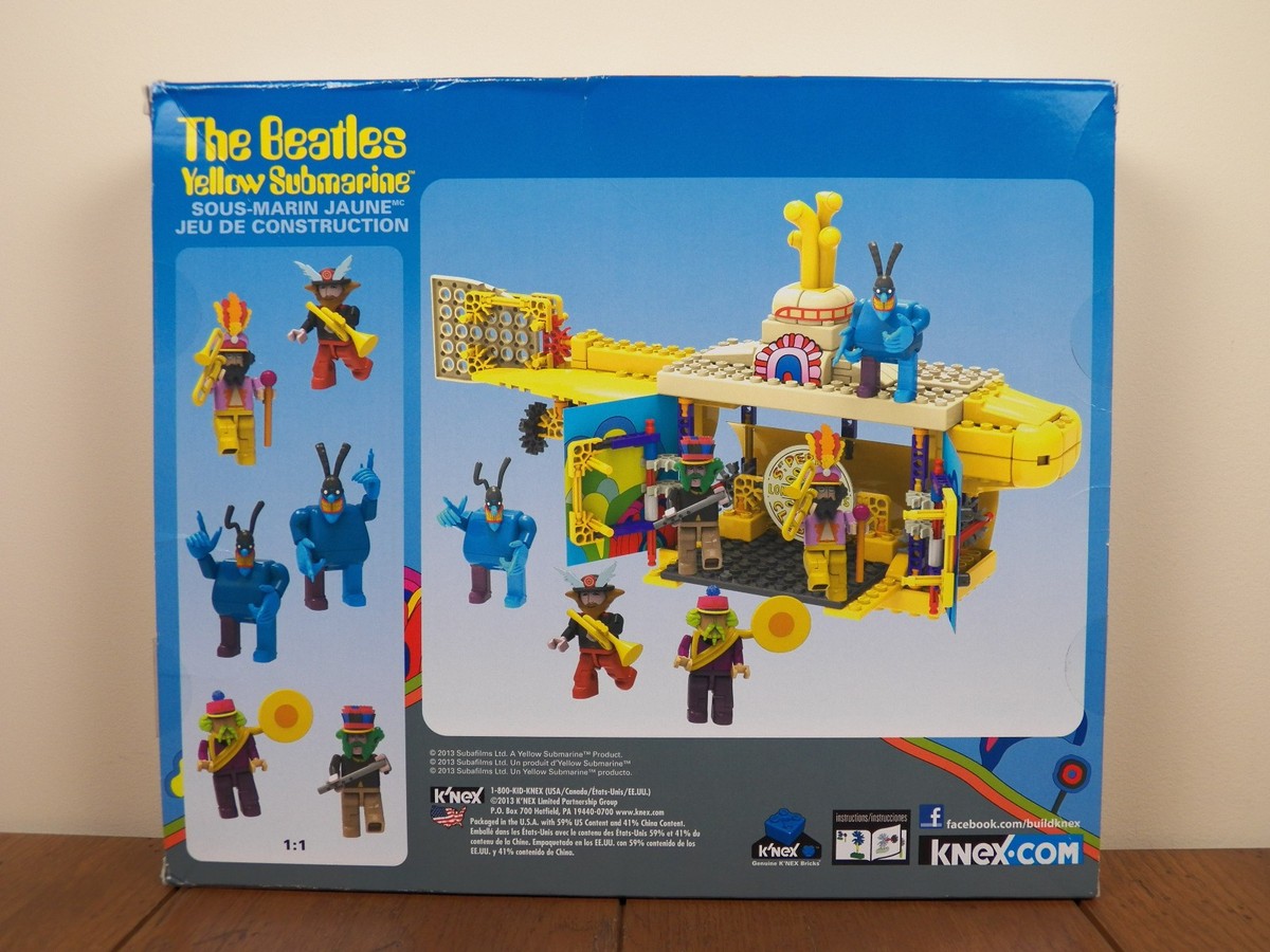 Beatles K'nex Yellow Submarine Lennon McCartney Knex Building Set