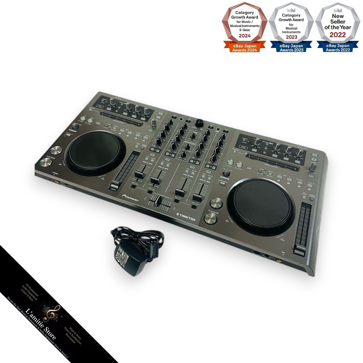 Pioneer DDJ-T1 DJ Controller TRAKTOR 4-Channel 4-Deck 4ch USB