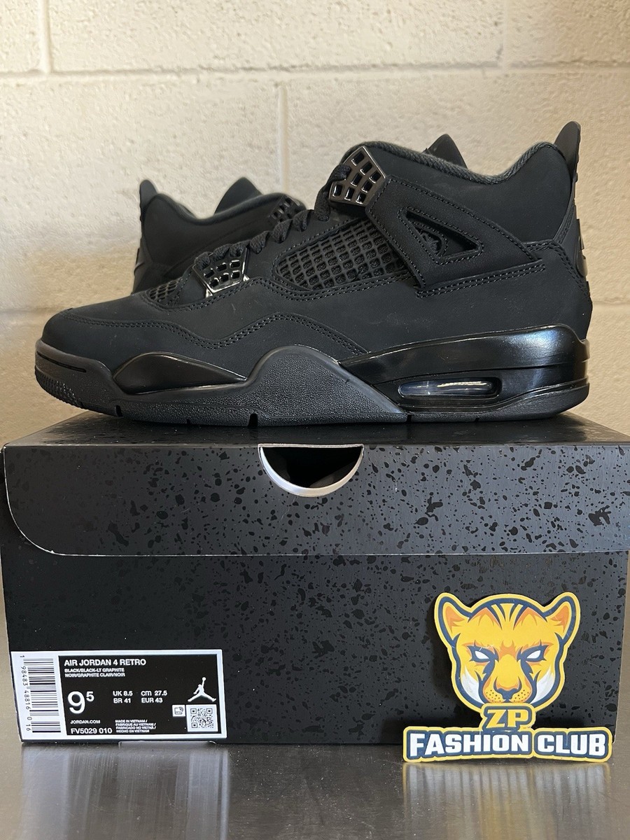 Air Jordan 4 Black Cat (2025) FV5029-010 IN HANDS SHIPS NOW | eBay