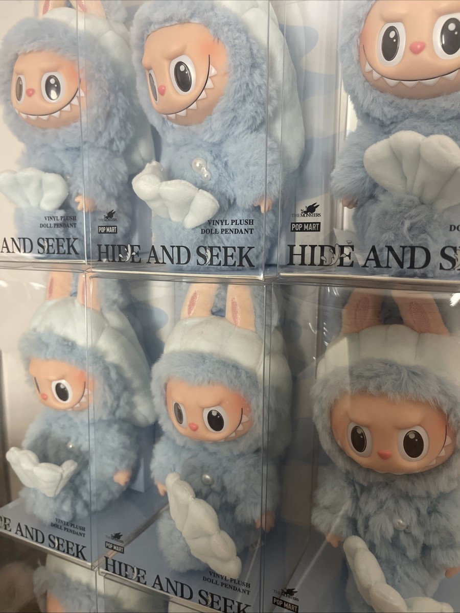 Hide and Seek “Merbubu” (Mermaid Labubu) Plush Pendant. Singapore