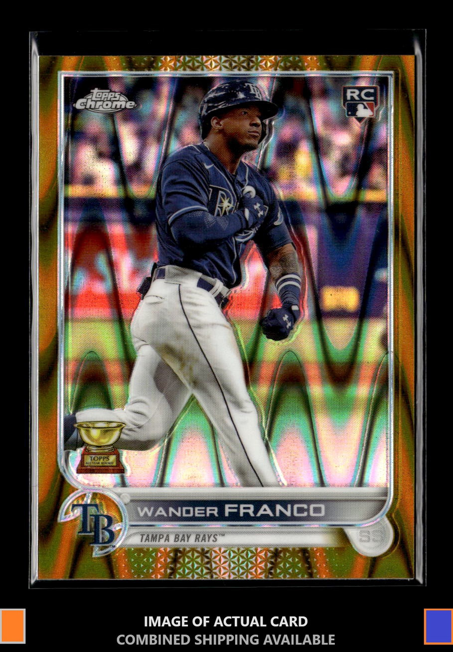 Wander Franco 2022 Topps Chrome Sonic #35 Gold RayWave Refractor