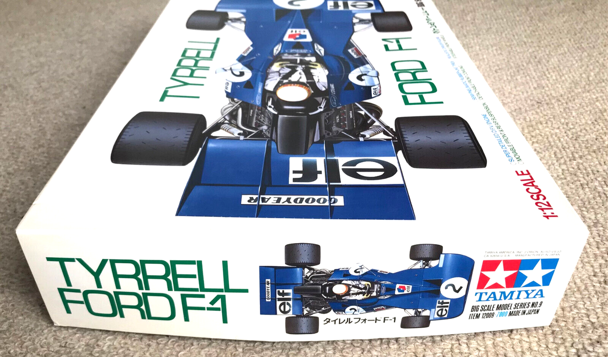 TAMIYA 1/12 TYRRELL FORD ( 003 ) F1 Plastic Model Kit Big Scale 9